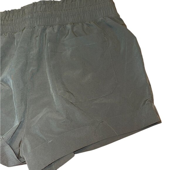 90 Degrees Womens Elastic Waist Light Weight Shorts-Green-Large-GUC - Picture 5 of 5